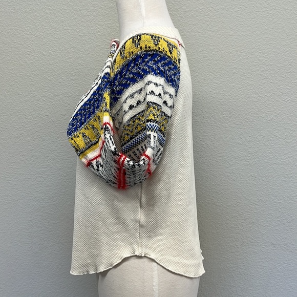 Free People Fairground Thermal Knit Sweater Top - Picture 6 of 10